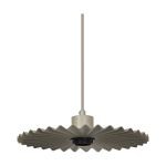 Ledvance Decor Plisse Luce Pendente Acciaio Beige | Adatto per E27