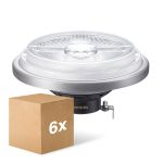 Confezione Multipack 6x Philips MASTER Faretti LED G53 AR111 14.8W 875lm 24D - 930 Luce Calda -  | Miglior Resa Cromatica - Dimmerabile - Sostitutiva 75W