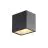 SLV Sitra Cubo Luce Da Parete Aluminium Grigio 11W 1270lm - 840 Bianco Freddo | Esterni - IP65