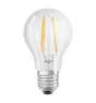 Ledvance Classic LED E27 Pera Filamento Chiara 5.8W 806lm - 927 Bianco Molto Caldo | Miglior resa cromatica - Dimmerabile - Sostitua 60W