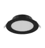 Noxion Downlight LED Hera Piatto Nero 21W 2400lm - 827-830-840 CCT | 213mm - Ritaglio 195mm