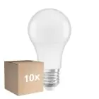 Confezione Multipack 10x Ledvance Classic LED E27 Pera Ghiaccio 8.8W 806lm - 827 Bianco Molto Caldo | Luce Del Giorno Sensor - Sostitutiva 60W