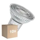 Confezione Multipack 10x Ledvance LED PAR16 GU10 Riflettore 7W 575lm 60D - 940 Bianco Freddo | Miglior Resa Cromatica - Dimmerabile - Sostitutiva 80W