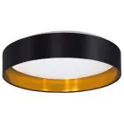 Eglo Luce da soffitto Maserlo 2 Acciaio Bianca 20W 2400lm - 830 Luce Calda - 