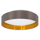 Eglo Luce da soffitto Maserlo 2 Acciaio Bianca 20W 2400lm - 830 Luce Calda - 
