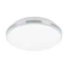 Eglo Parete e Luce da soffitto Pinetto Acciaio Bianca 15.6W 1900lm - 840 Bianco Freddo | IP44 
