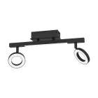 Eglo Luce da soffitto Cardillio 2 Aluminium Acciaio Nero 3.2W 400lm - 830 Luce Calda -  | IP20 